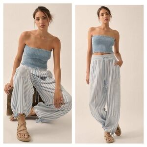 Three Bird Promesa Aveline Striped Pants